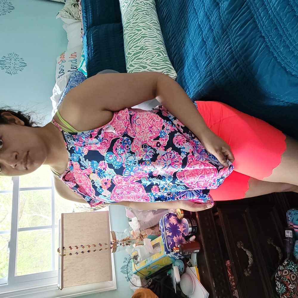 Lilly Pulitzer Floral Maxi Skirt - Pink and Blue